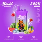 Bang Leader Stoll 200K Puffs Watermelon Ice & Triple Melon & Mixed Berries Disposable Vape - VapeMaison