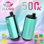 QQ Bang 500K Puffs 6-in-1 Disposable Vape Black Ice Dragon Fruit Flavor Disposable Vape - VapeMaison