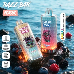 Razz Bar 100K Puffs Color Changing Marquee Light Disposable Vape