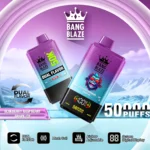 Bang Blaze 50000 Puffs Blueberry Raspberry Grape Ice Flavor Disposable Vape - VapeMaison
