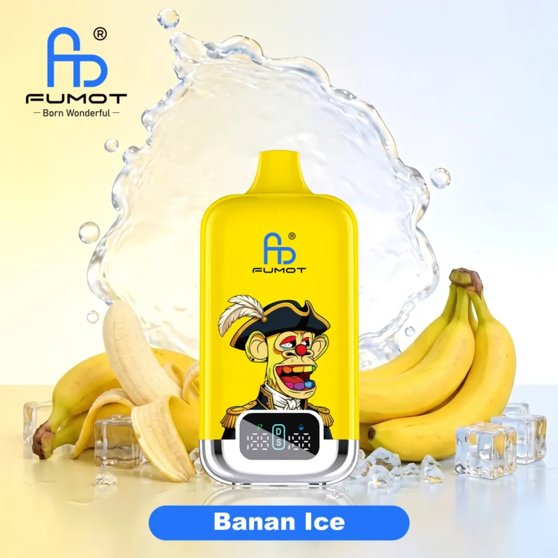 Fumot Tornado Box Pro 22000 Puffs Banan Ice Flavor Disposable Vape - VapeMaison