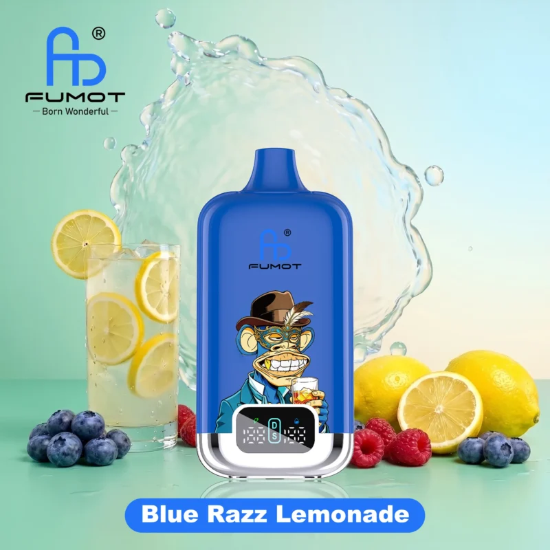 vapemaison-fumot-tornado-box-pro-22000-22k-puffs-vape-flavor-blue-razz-lemonade Fumot Tornado Box Pro 22000 Puffs Blue Razz Lemonade Flavor Disposable Vape - VapeMaison