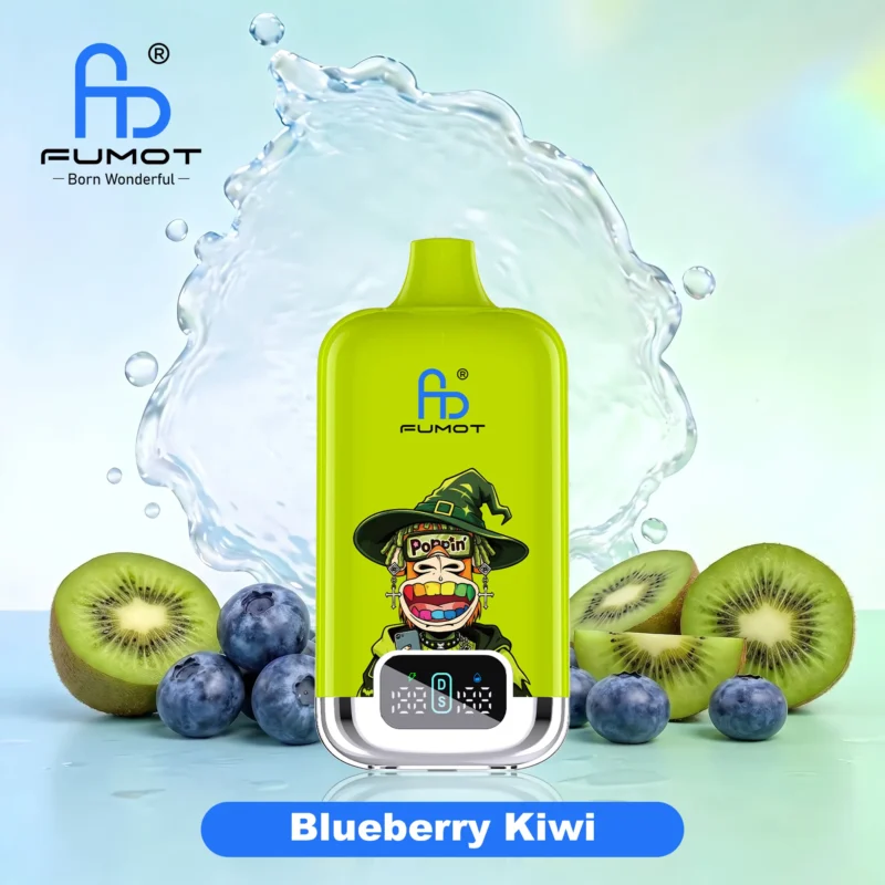 Fumot Tornado Box Pro 22000 Puffs Blueberry Kiwi Flavor Disposable Vape - VapeMaison
