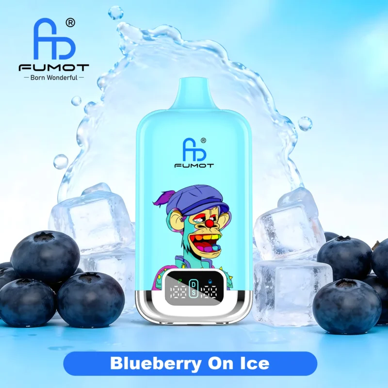 Fumot Tornado Box Pro 22000 Puffs Blueberry On Ice Flavor Disposable Vape - VapeMaison