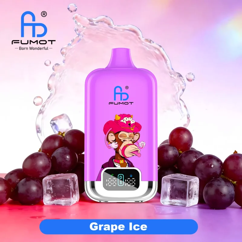 Fumot Tornado Box Pro 22000 Puffs Grape Ice Flavor Disposable Vape - VapeMaison