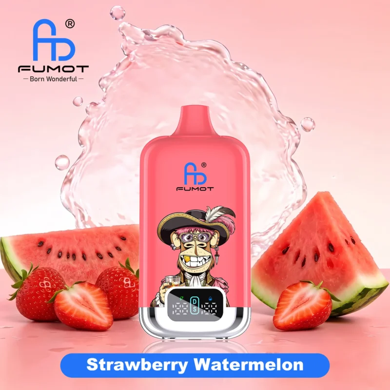 Fumot Tornado Box Pro 22000 Puffs Strawberry Watermelon Flavor Disposable Vape - VapeMaison