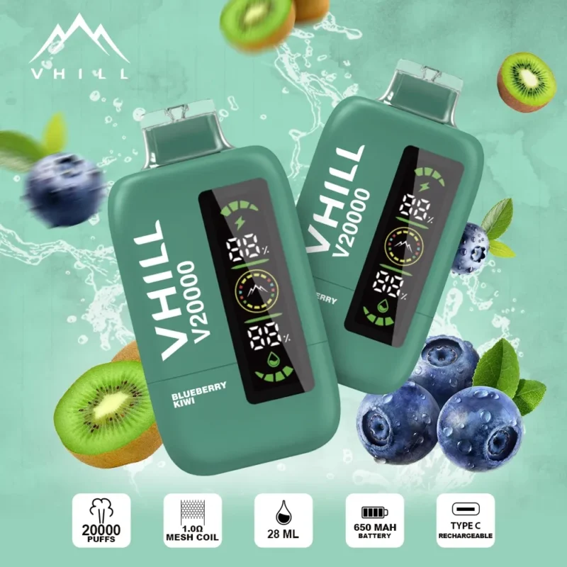 VHILL 20000 Puffs Blueberry Kiwi Disposable Vape