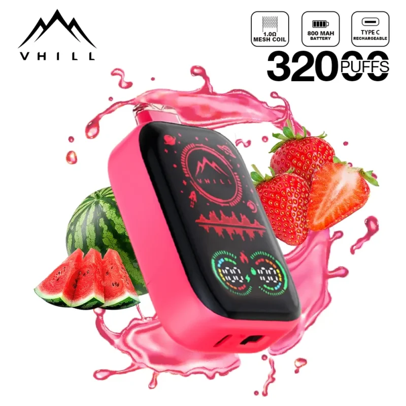 VHILL 32K Puffs Full Screen Watermelon Ice Disposable Vape