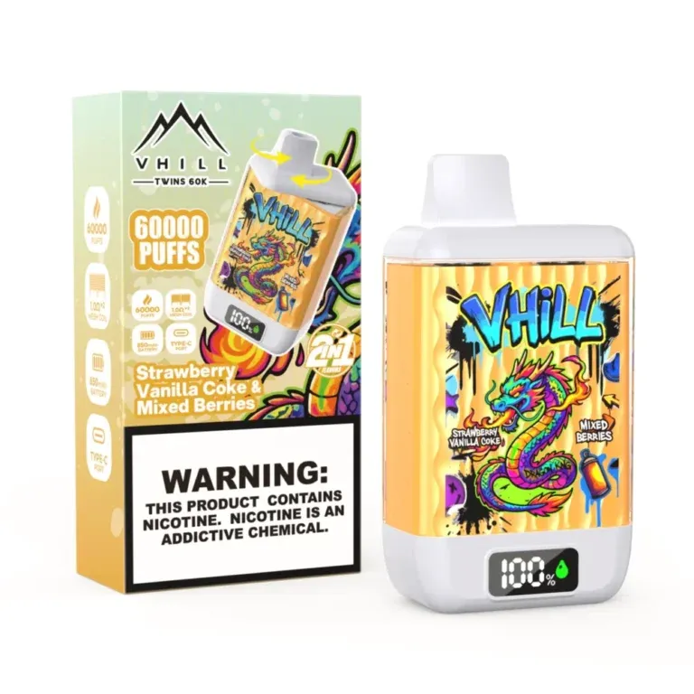 vhill-twins-60k-60000-puffs-strawberry-vanilla-coke-mixed-berries VHILL TWINS 60000 Puffs Strawberry Vanilla Coke Mixed Berries Disposable Vape