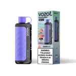 VOZOL Gear Hookah 40000 Puffs Grape Mint Flavor Disposable Vape - VapeMaison