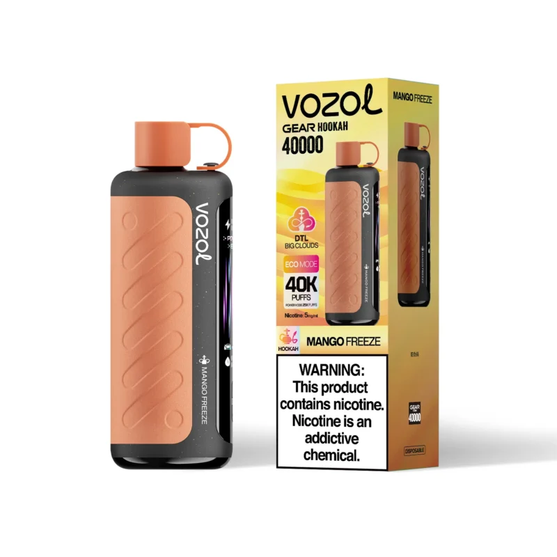 VOZOL Gear Hookah 40000 Puffs Mango Freeze Flavor Disposable Vape - VapeMaison