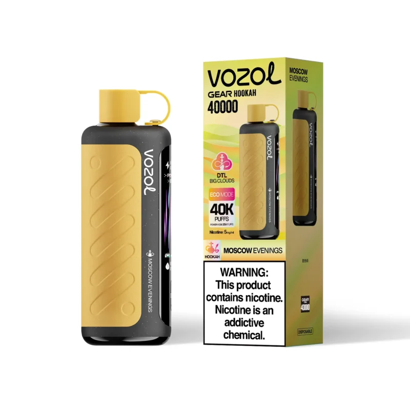 VOZOL Gear Hookah 40000 Puffs Moscow Evenings Flavor Disposable Vape - VapeMaison