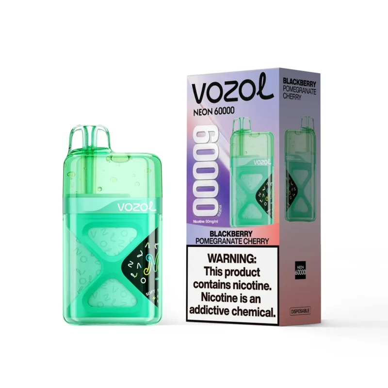 VOZOL Neon 60000 Puffs Blackberry Pomegranate Cherry Flavor Disposable Vape - VapeMaison