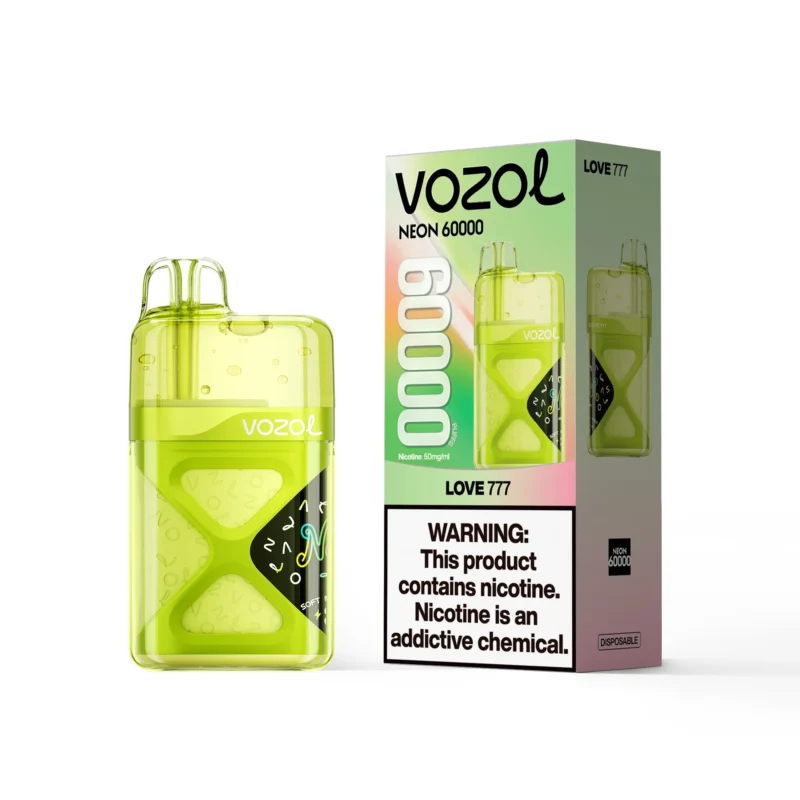 VOZOL Neon 60000 Puffs Love 777 Flavor Disposable Vape - VapeMaison