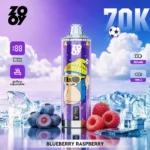 Zooy Vape Crystal 70K Blueberry Raspberry Flavor Disposable Vape - VapeMaison