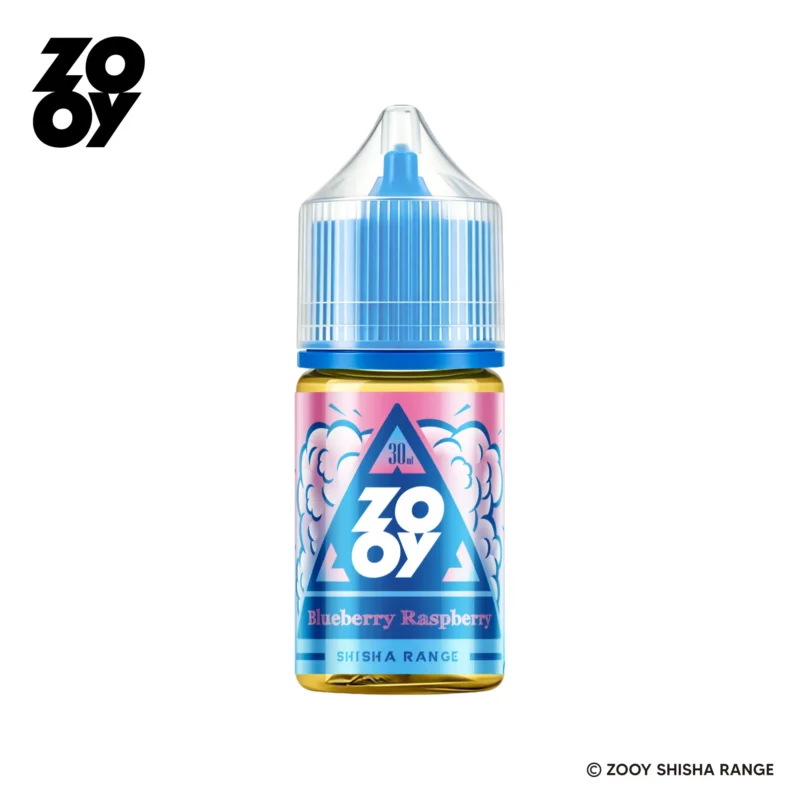 ZOOY Shisha Range 30ml Vape E-Liquid Blueberry Raspberry Flavor Disposable Vape - VapeMaison