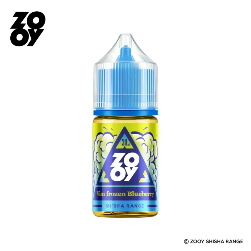 ZOOY Shisha Range 30ml Vape E-Liquid Vim Frozen Blueberry Flavor Disposable Vape - VapeMaison