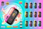 Bang Blaze 250K disposable vape collection showing the device and various available flavor options.