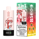 Bang King 85000 Puffs sabor kiwi passion fruit guava lush ice straw
