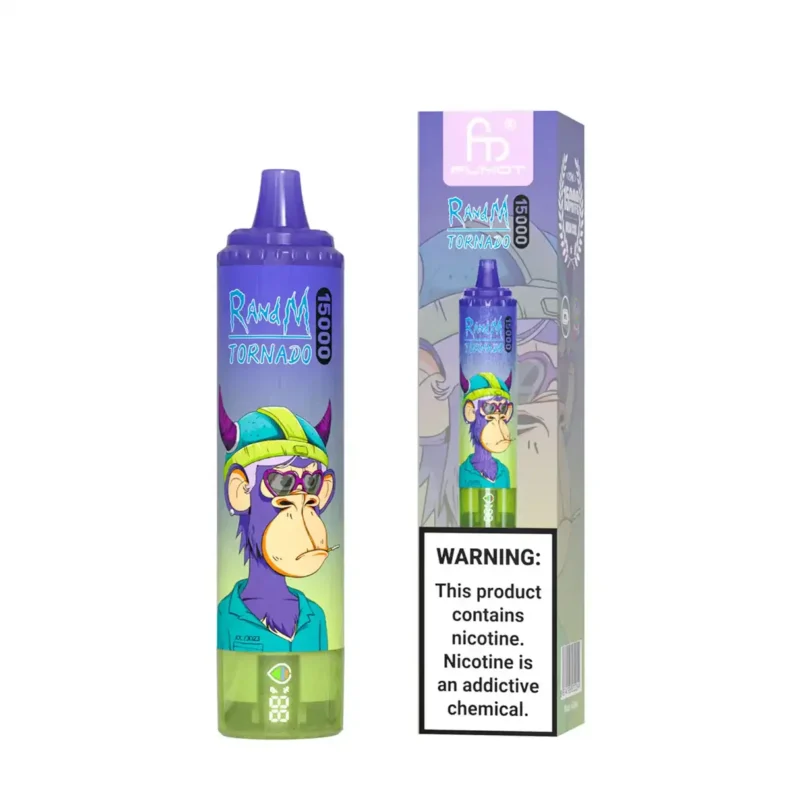 RandM Tornado 15000 Puffs sabor Grape Ice