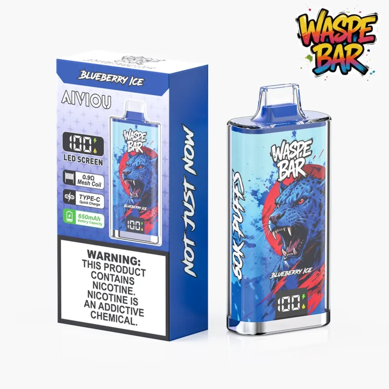 Waspe Bar 60000 Puffs sabor Blue Cherry Cola
