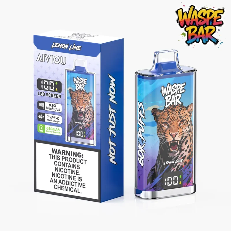 Waspe Bar 60000 Puffs sabor Blueberry Raspberry Cherry