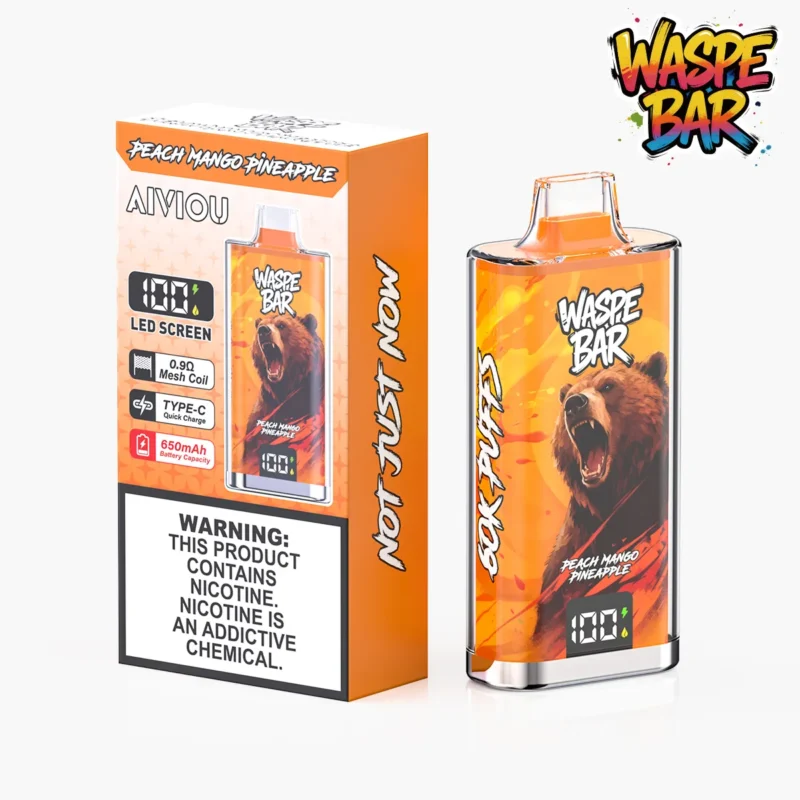 Waspe Bar 60000 Puffs sabor Red Bull Ice