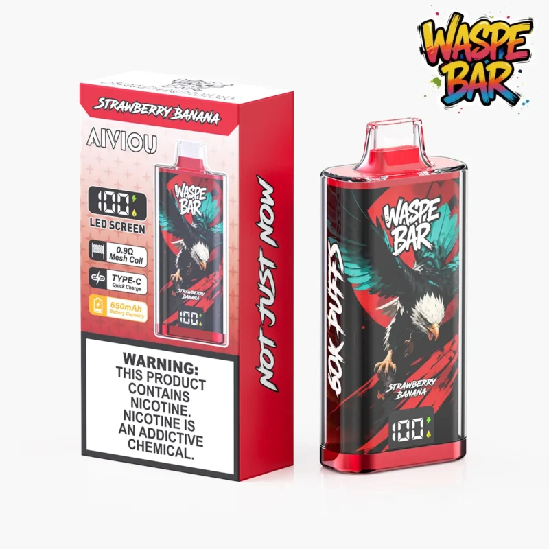 Waspe Bar 60000 Puffs sabor Strawberry Banana