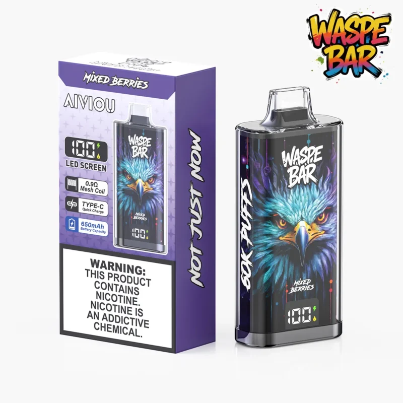 Waspe Bar 60000 Puffs sabor Strawberry Watermelon
